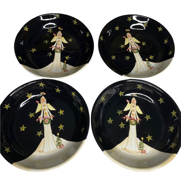 Certified International Corp 23677SET4 Piazzette Lot de 4 bols à soupe